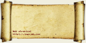 Tatjana Čanak vizit kartica